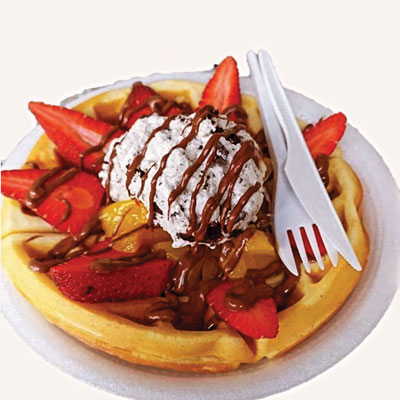 Fruit Waffle image