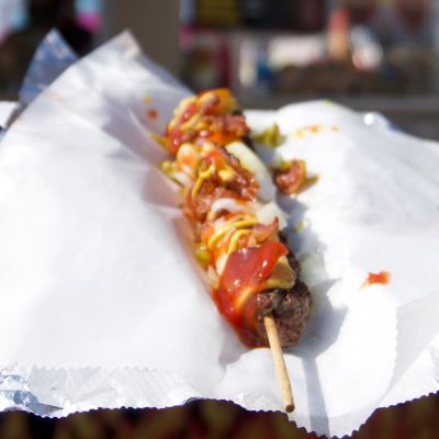 Cheeseburger on a Stick image