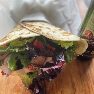 Turkey Balsamic Glaze and Organic Greens Wrap image