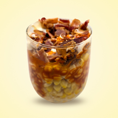 Bacon-Sriracha Corn in a Cup image